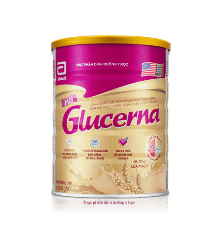 Sữa bột dành cho người bị tiểu đường Glucerna Abbott 800g Hương Lúa mạch