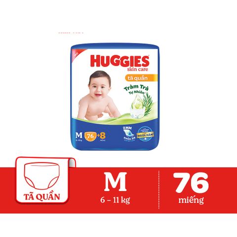 Tã quần Huggies Skincare gói cực đại M (6-11kg)