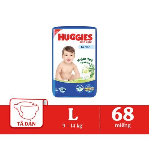 Tã dán Huggies Skincare cực đại L (9-14kg)