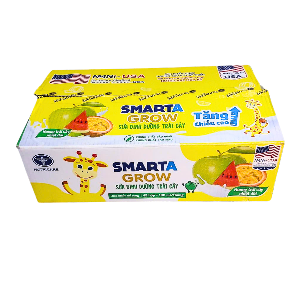 Sữa dinh dưỡng Nutricare Smarta Grow cho trẻ từ 1 tuổi (48x180ml)