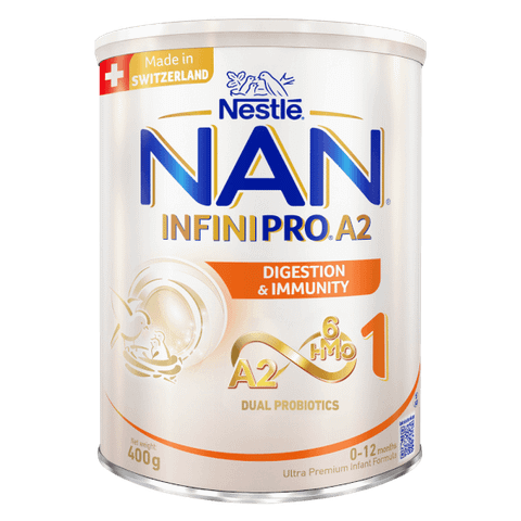 Sữa Nestlé NAN INFINIPRO A2 số 1 400g nhập khẩu nguyên lon từ Thụy Sỹ