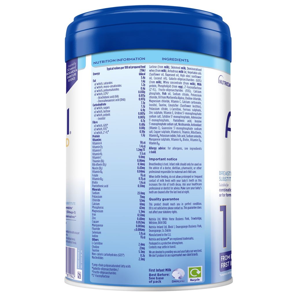 Sữa Aptamil Advanced Anh số 1 (0-6 tháng)