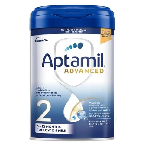 Sữa Aptamil Advanced Anh số 2 (6-12 tháng)