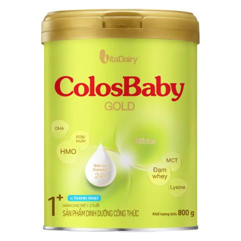 Sữa Colosbaby Gold Vị Thanh Nhạt 1+ 800g (1-2 tuổi)