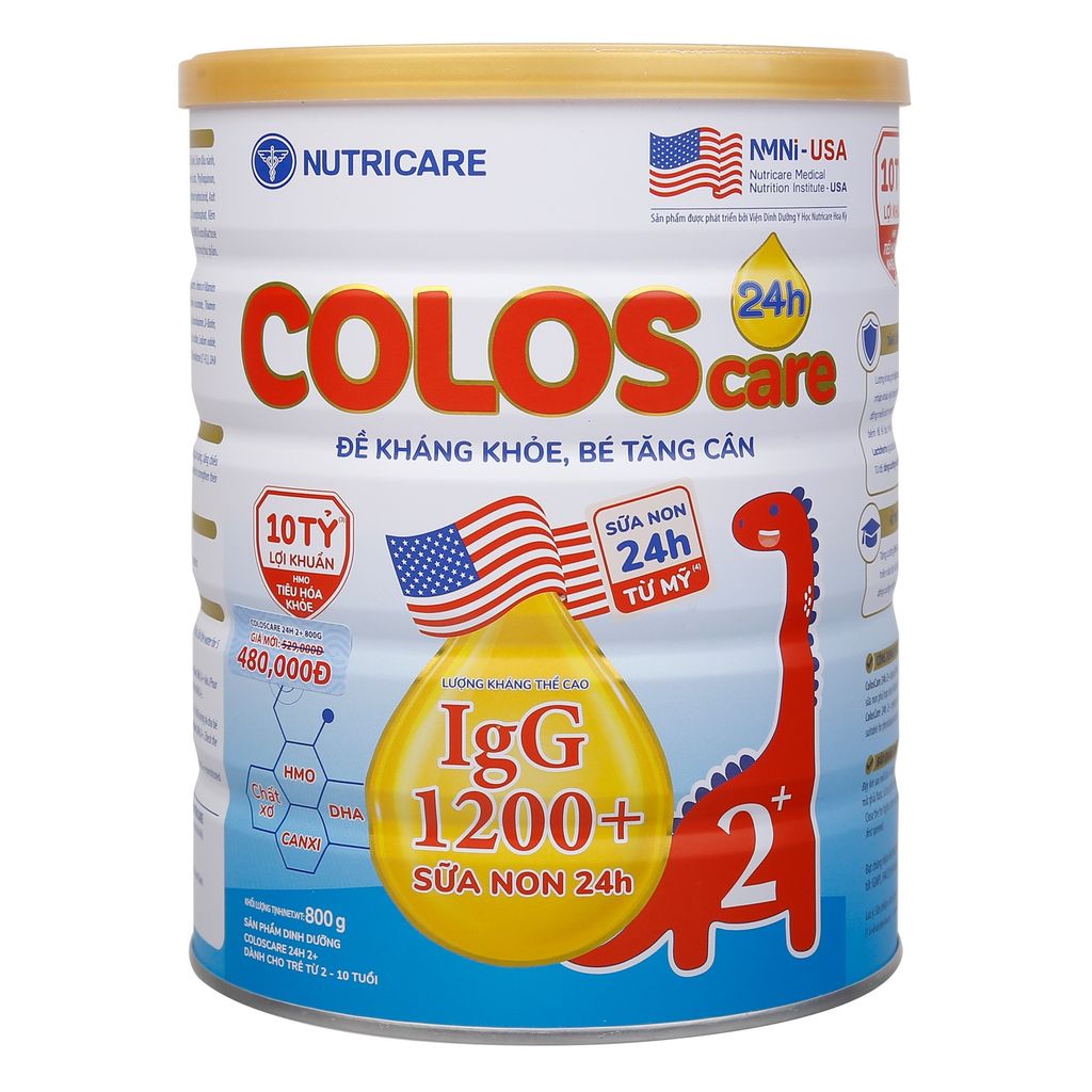 Sữa ColosCare 2+ 800G (2-10 tuổi)