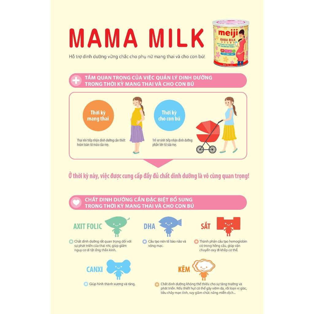 Sữa bột Meiji Mama 350g cho bà bầu