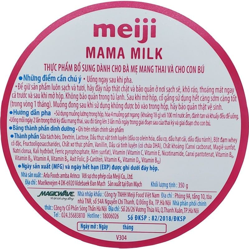 Sữa bột Meiji Mama 350g cho bà bầu