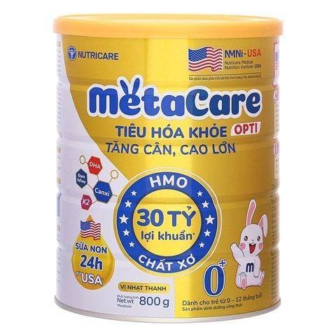 Sữa bột MetaCare OPTI 0+ 850g - Cho bé từ 0 đến 12 tháng