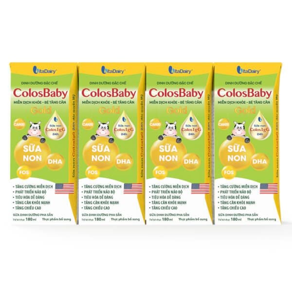 Thùng 48 Hộp Sữa nước ColosBaby Gold 180ml