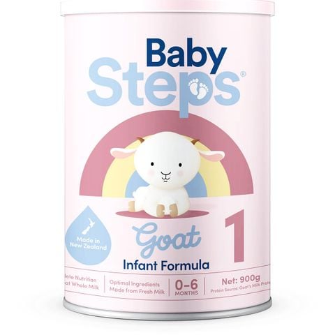 Sữa dê Baby Steps Infant Formula số 1 900g (0-6 tháng)