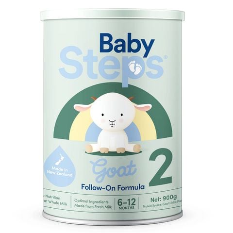 Sữa dê Baby Steps Follow-on Formula số 2 900g (6-12 tháng)