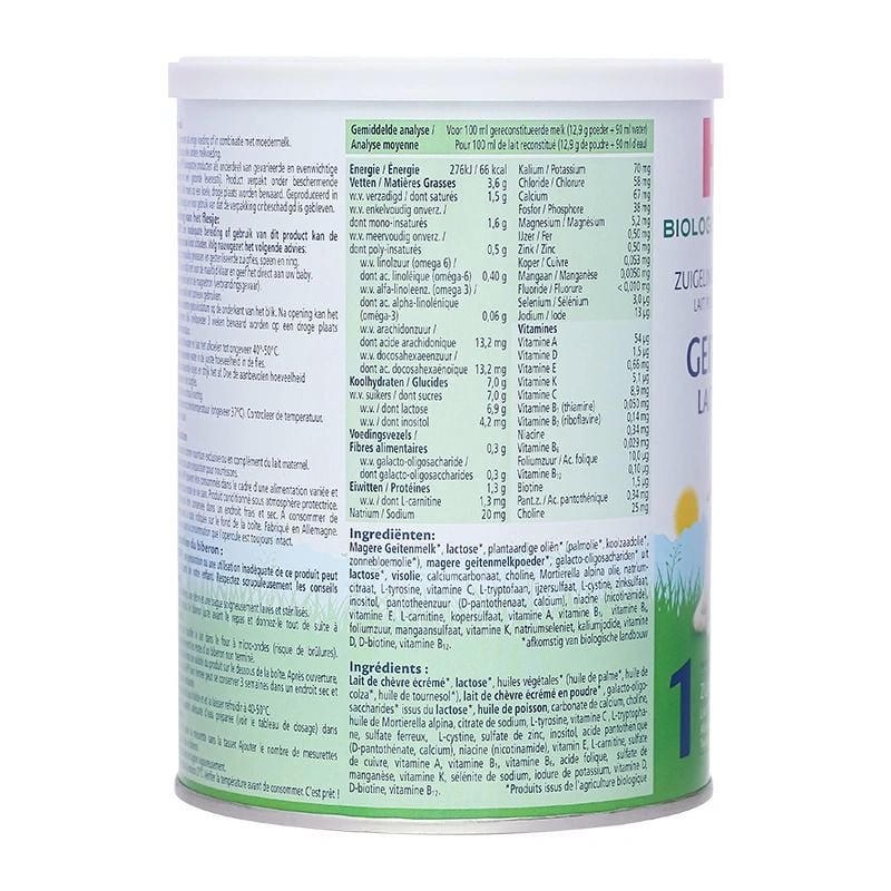 Sữa dê HiPP Organic số 1 400g (0 - 6 tháng)