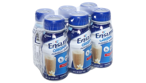 Lốc 6 chai Sữa nước Ensure hương vani 237ml - Ensure Original