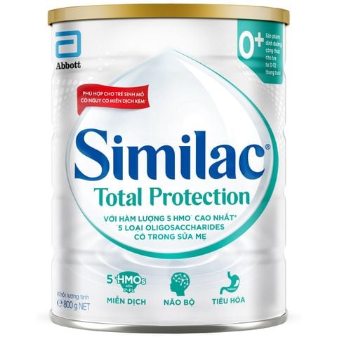 Sữa bột Similac Total Protection 0+  800g - Cho bé 0 -12 tháng tuổi. (Mẫu mới).