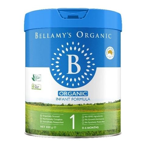 Sữa Bellamy's Organic Úc số 1 800g (0-6 tháng)