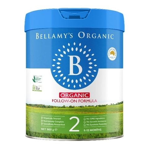 Sữa Bellamy's Organic Úc số 2 800g (6-12 tháng)