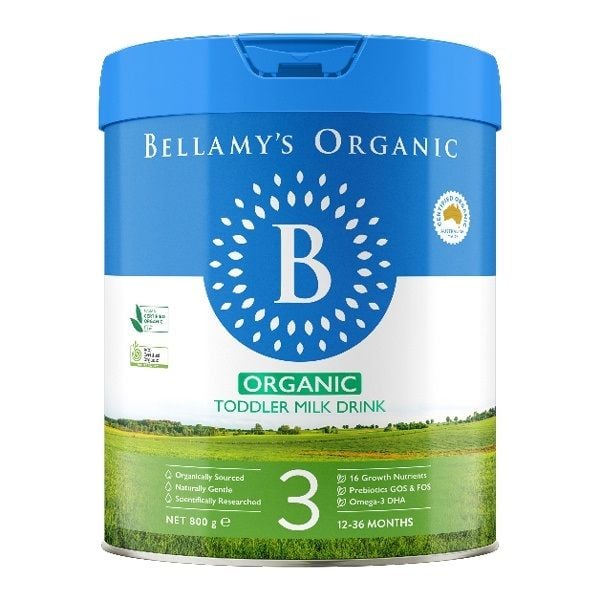 Sữa Bellamy's Organic Úc số 3 800g (1-3 tuổi)