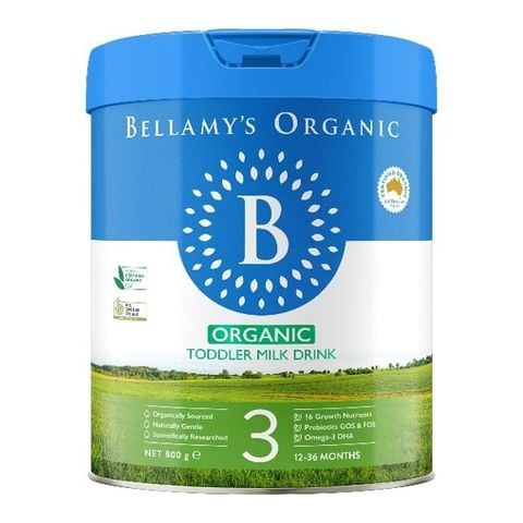 Sữa Bellamy's Organic Úc số 3 800g (1-3 tuổi)