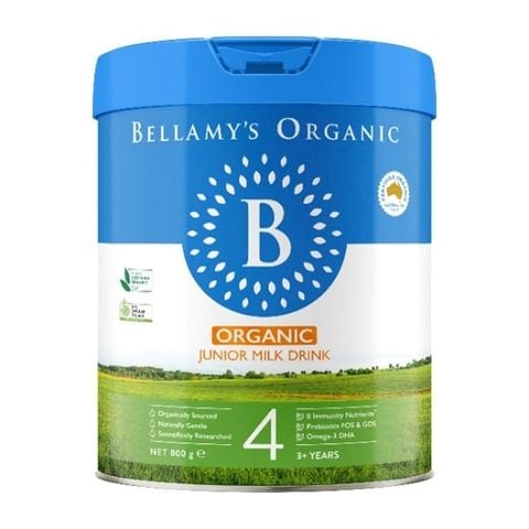 Sữa Bellamy's Organic Úc số 4 800g (từ 3 tuổi)