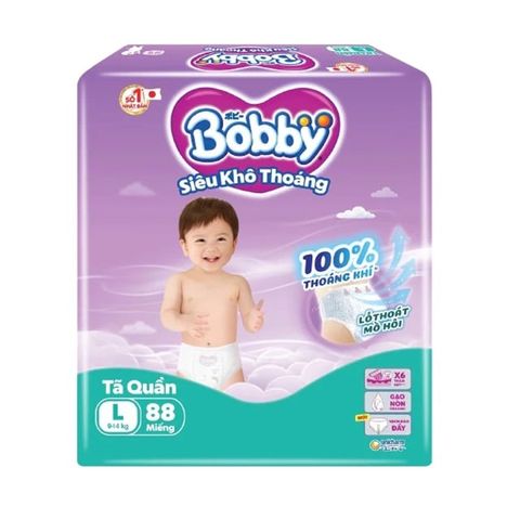 Tã quần Bobby L88 cực đại (9-14kg)