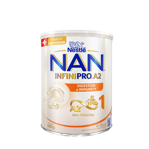 Sữa Nestlé NAN INFINIPRO A2 số 1 400g nhập khẩu nguyên lon từ Thụy Sỹ