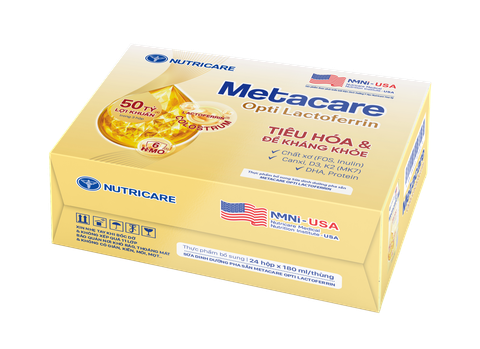 Thùng 24 hộp Metacare Opti Lactoferrin 180ml (Metacare Opti C-Section)