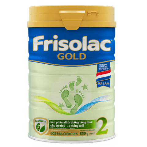 Sữa Frisolac Gold số 2 850g cho trẻ 6-12 tháng