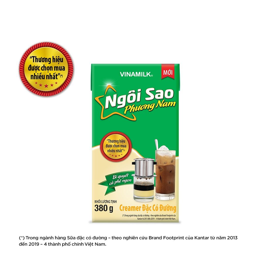 Sữa Đặc Có Đường Ngôi Sao Phương Nam 380g