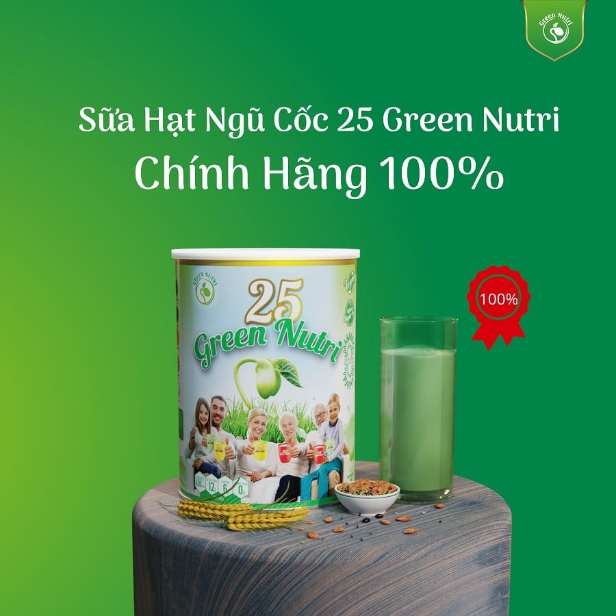 Sữa dinh dưỡng 25 Green Nutri Singapore lon 750G