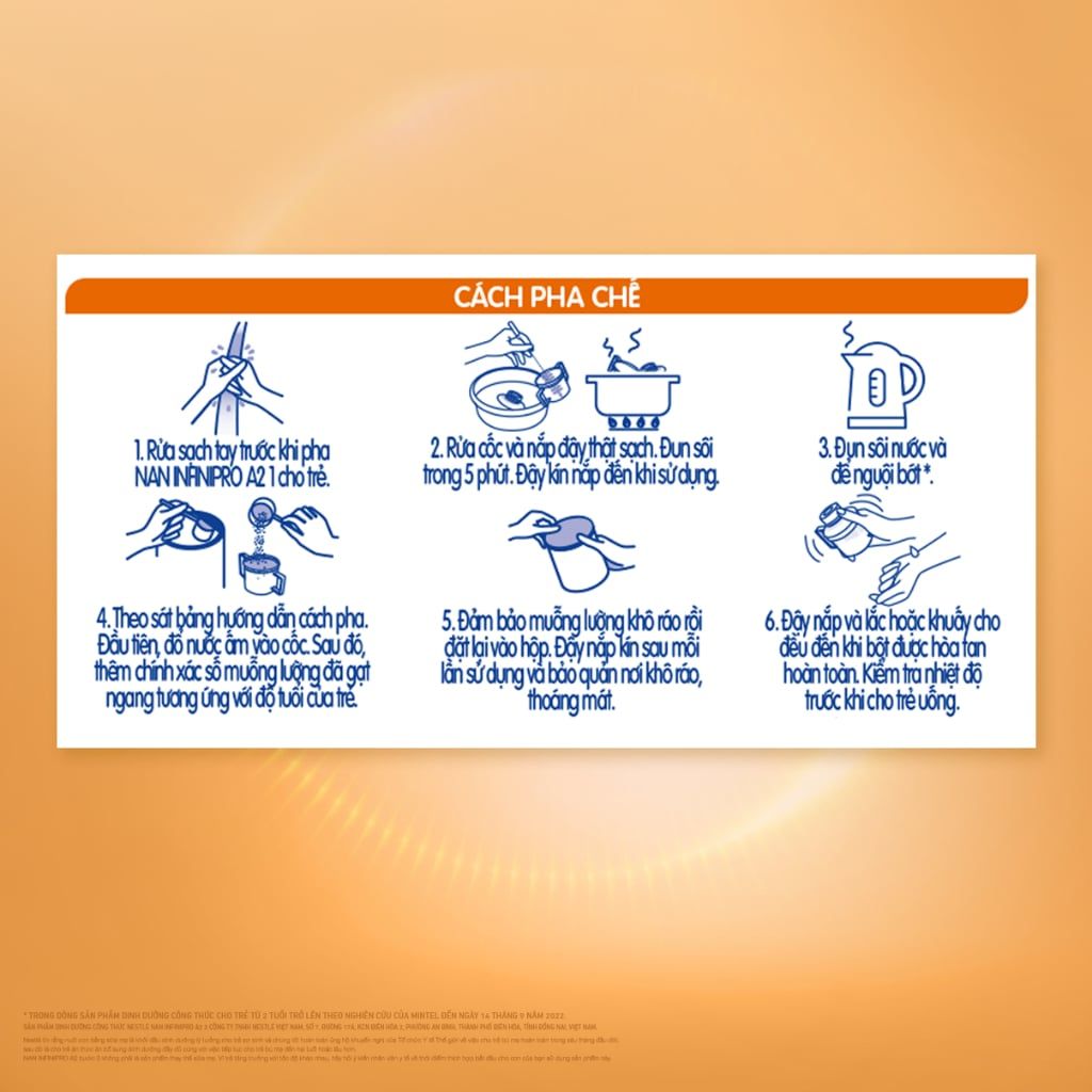 Sữa bột Nestlé NAN INFINIPRO A2 số 1 400g