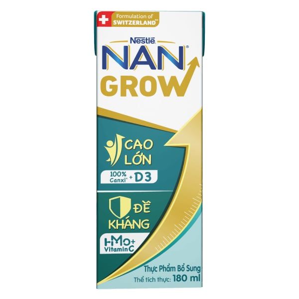 Thùng 24 Hộp Sữa nước 180ml Nestlé NAN GROW 6