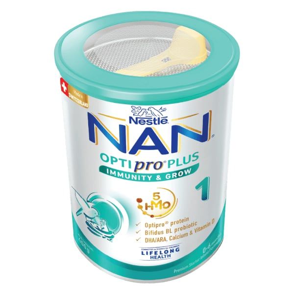 Sữa Bột Nestlé NAN OPTIPRO PLUS 1 400G cho trẻ 0-6 tháng tuổi