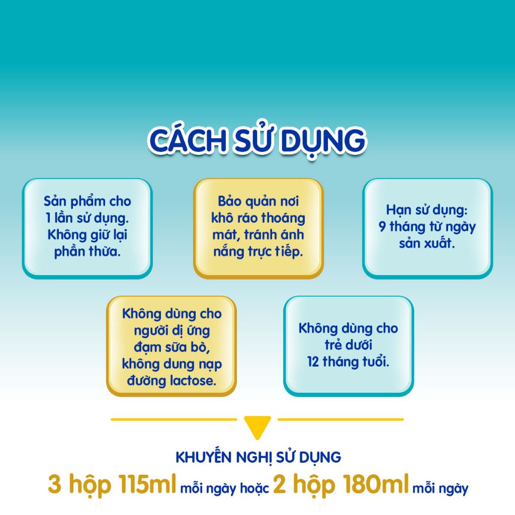 Lốc 4 hộp sữa nước 180ml Nestlé NANGROW