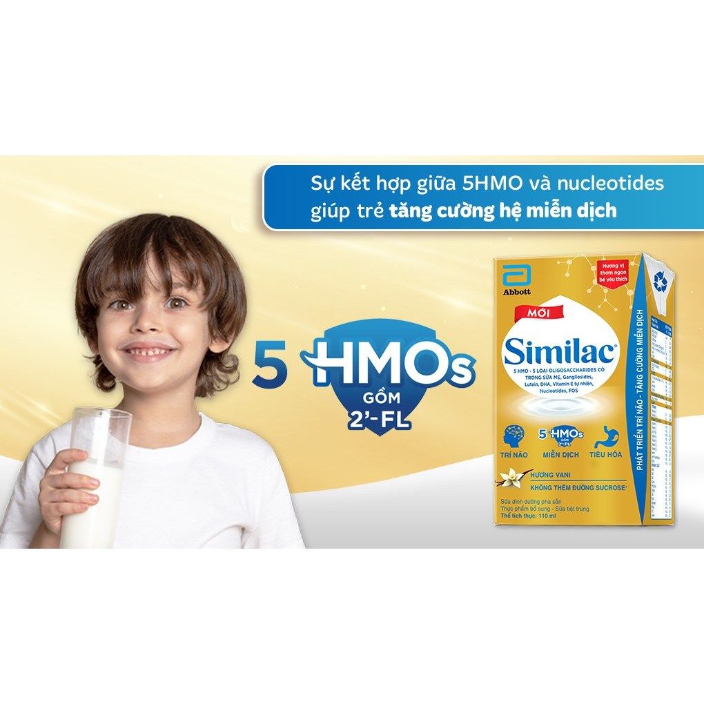 Sữa công thức Similac 110ml (từ 1 tuổi) Lốc 4 hộp