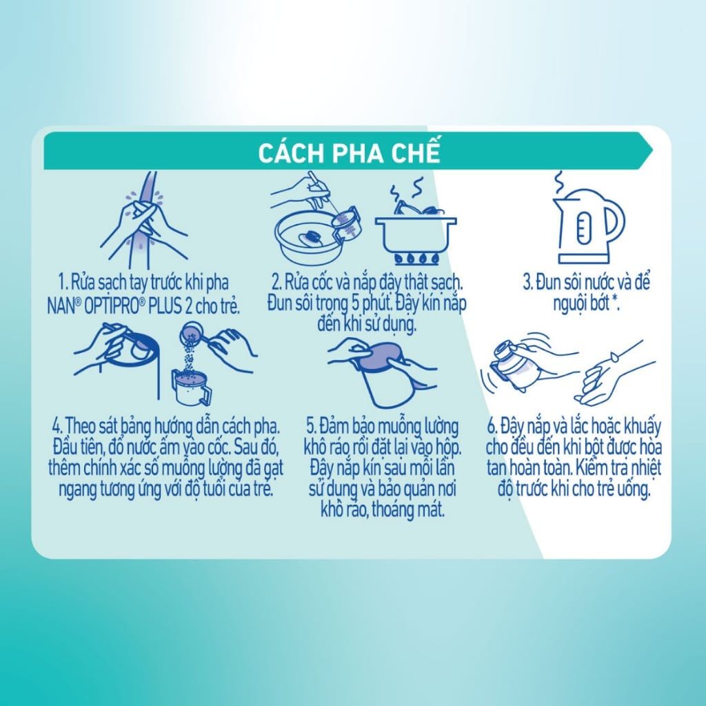 Sữa bột Nestlé NAN OPTIPRO PLUS 2 800g (6-12 tháng)
