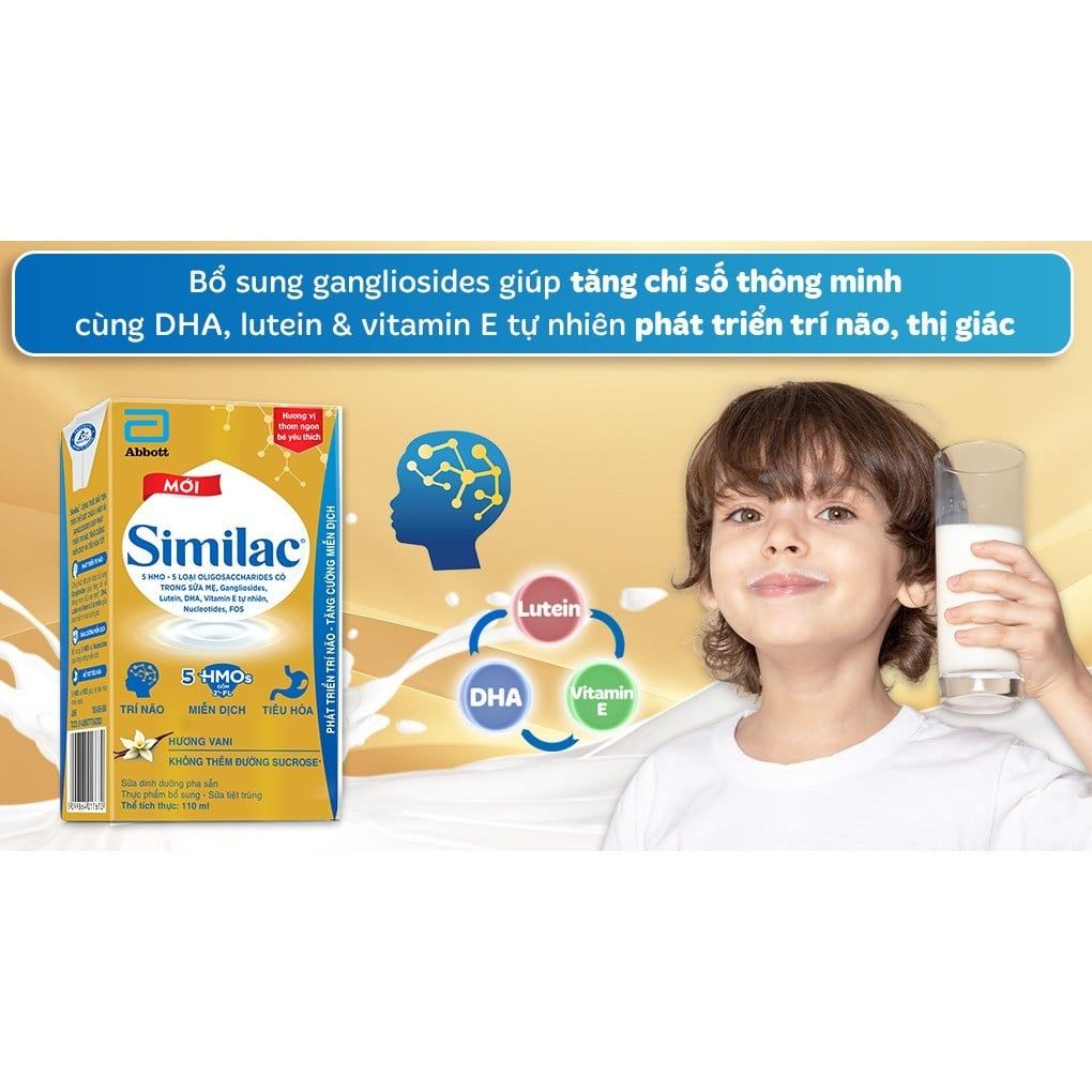 Sữa công thức Similac 110ml (từ 1 tuổi) Lốc 4 hộp