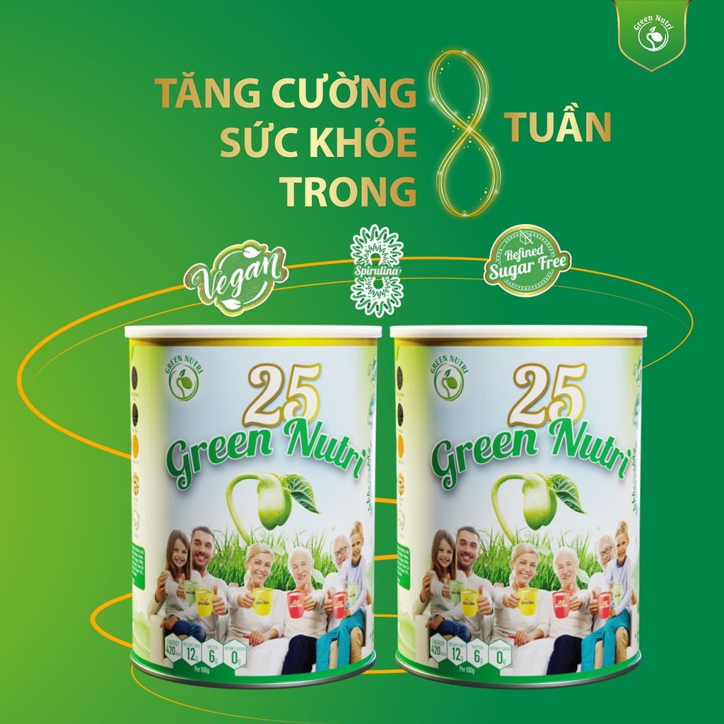Sữa dinh dưỡng 25 Green Nutri Singapore lon 750G