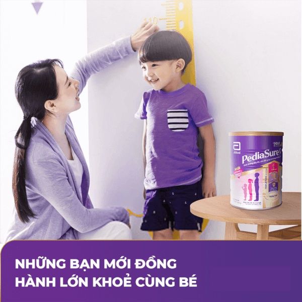 Sữa Pediasure 380g vani ít ngọt cho trẻ biếng ăn 1-10 tuổi