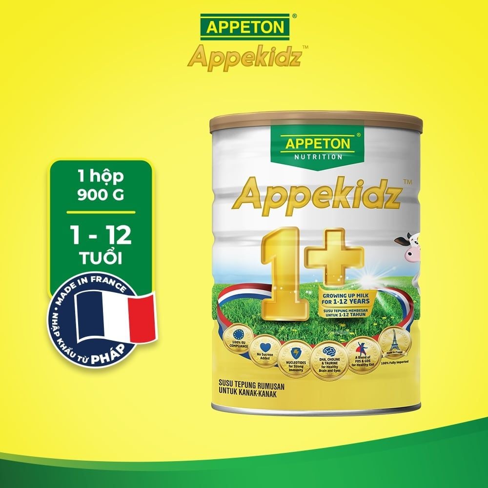 Sữa công thức Appeton Appekidz 1+ (trẻ 1 - 12 tuổi)