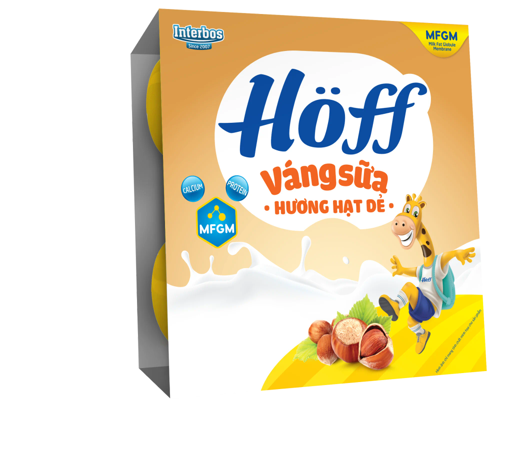 Váng sữa Hoff vị Hạt dẻ (Lốc 4 hủ)