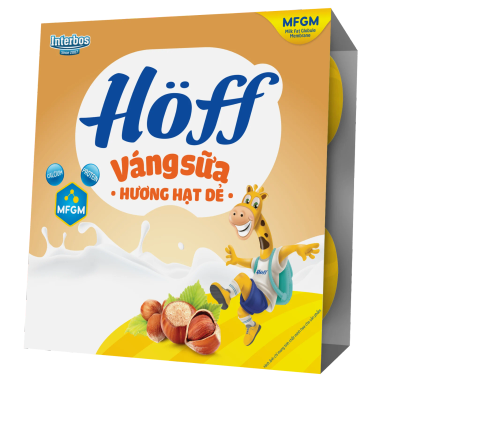 Váng sữa Hoff vị Hạt dẻ (Lốc 4 hủ)