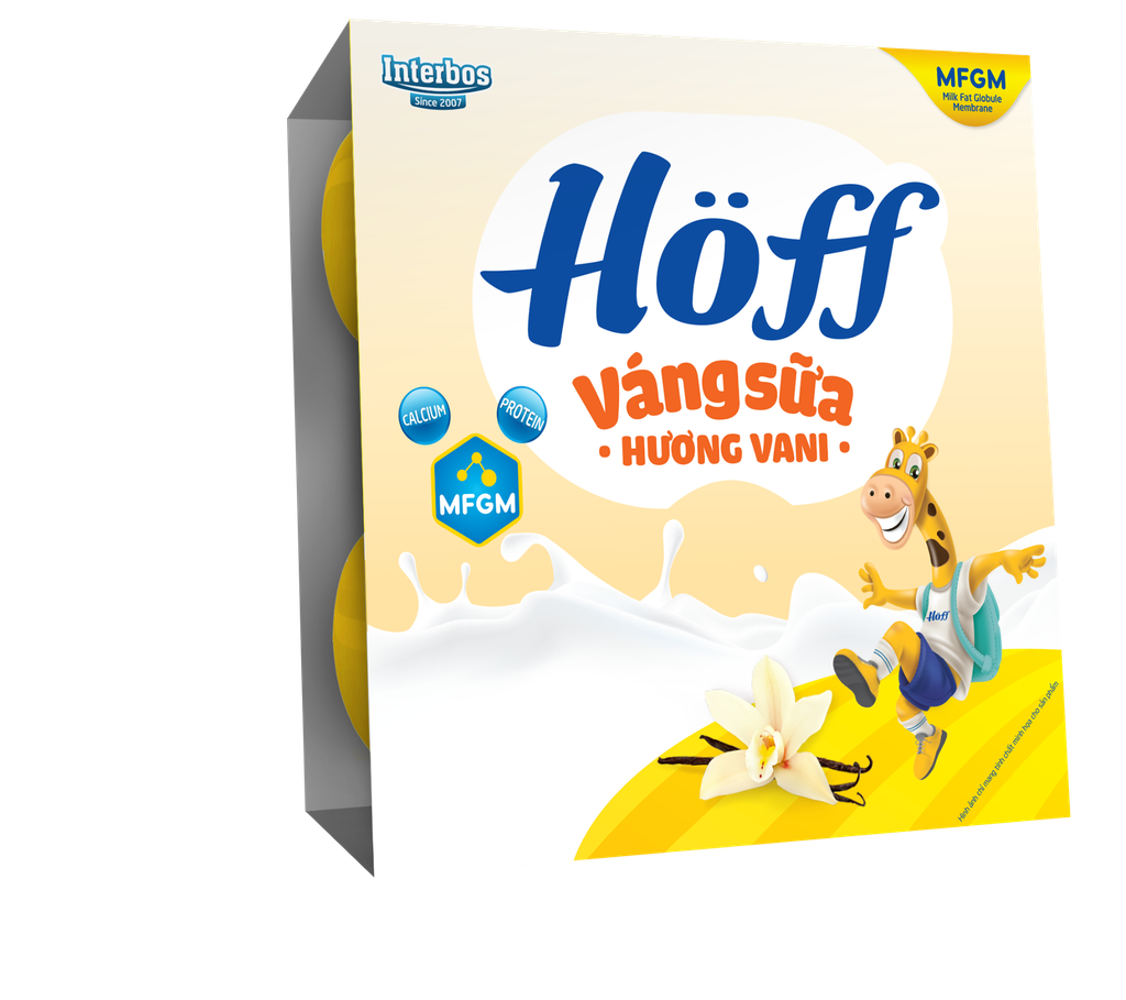Váng sữa Hoff vị Vani (Lốc 4 hủ)