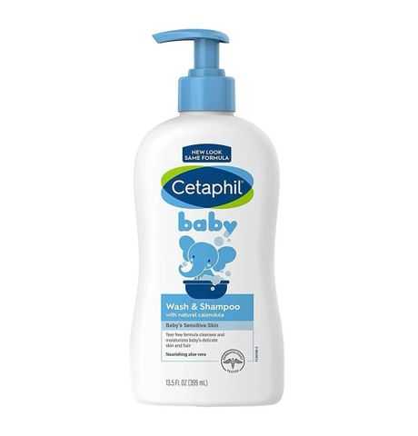Sữa tắm gội dịu lành cho bé Cetaphil Baby Gentle Wash & Shampoo 400ml
