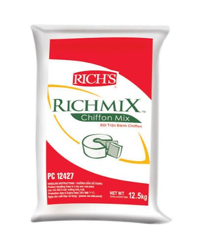 bot banh chiffon rich s richmix 12 5kg