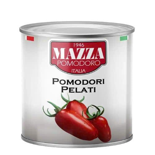ca chua nguyen trai lot vo mazza 2 5kg mazza whole peeled tomatoes 2 5kg