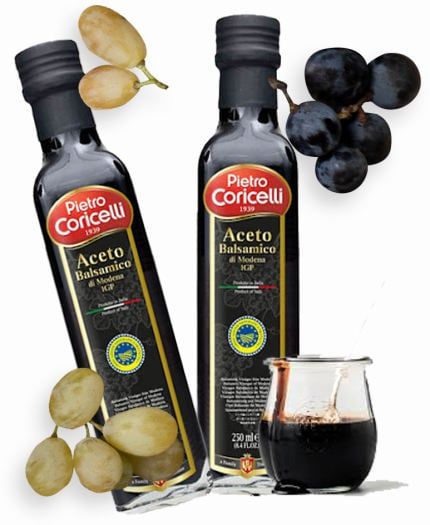 giam nho thom den pietro coricelli balsamico vinegar of modena 250ml