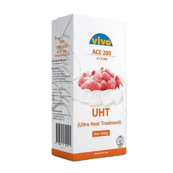 kem lam banh vivo topping ace 200 uht 1kg
