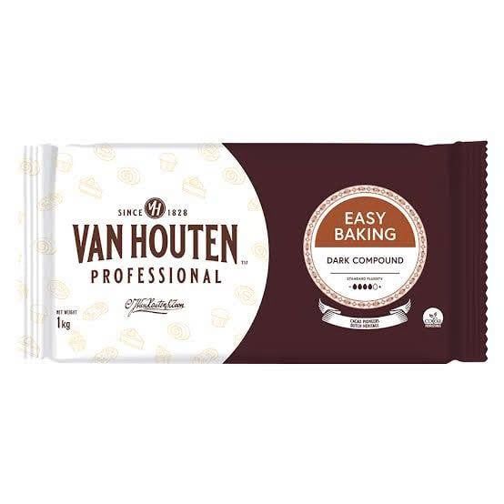van houten easybaking dark compound block 1kg