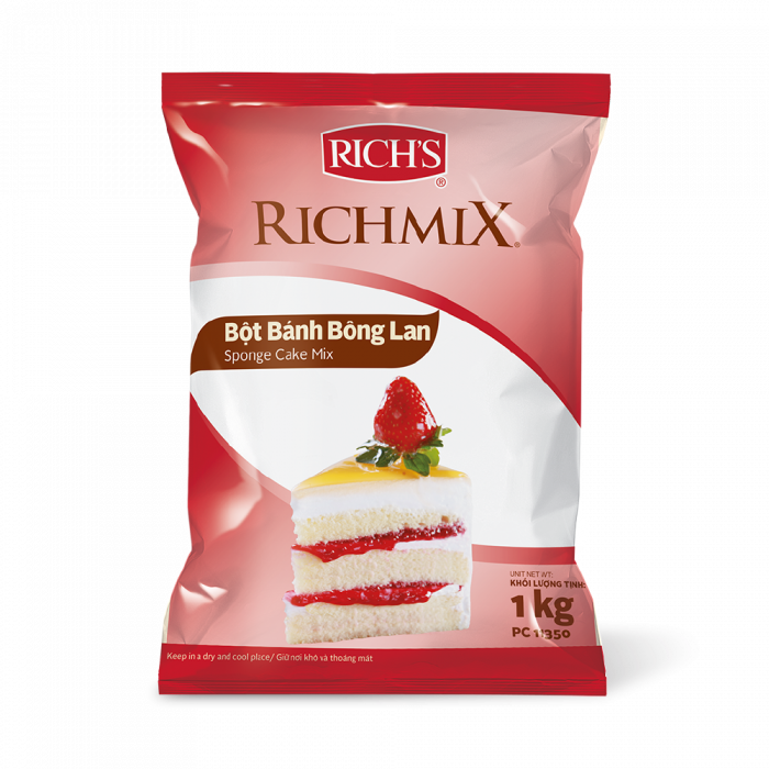 bot banh bong lan sponge cake richmix 1kg