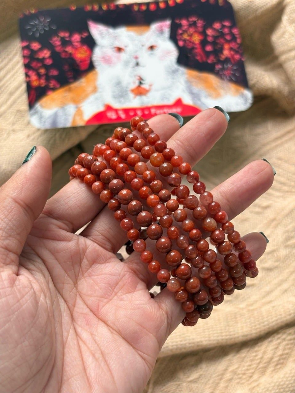  Vòng Ngọc / Mã Não Nam Hồng 